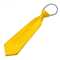 Miniatyrbilde 1 av 2: Barne slips, ensfarget, justerbar glidelås slips for barn, slips for barn, lat slips, gul