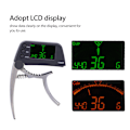 Miniatyrbild 8 av 10: Meideal 2 i 1 TCapo20 Capo Tuner med LCD för gitarrbas (kopparfärg)