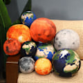 Miniatyrbilde 3 av 5: Ultrarealistisk 3D Planet, Måne, Jorden, Solen, Plysjputer, for Barn Tenåringer Voksne, for Lærere og Foreldre, Læringsleketøy Mars