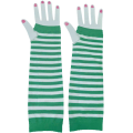 Miniatyrbillede 3 af 4: St. Patrick's Day Kostume Dekorationer Irske Grønne Hat Kløver Halskæde Skæg Briller Armbånd Sæt 3-delt Sæt