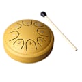 Miniatyrbillede 8 af 11: Tungetromme 4,5 tommer 8 tone C-nøgle kulstofstål mini tungetromme til voksne børn begynder guld