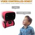 Miniatyrbild 3 av 7: Robotleksak för barn, smarta talande robotar, present till pojkar och flickor i åldern 3+, intelligent partner och lärare, med röststyrning och beröringssensor, sjunger