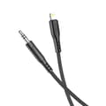 hoco. UPA18 digital ljudkonverteringskabel för iPhone Lightning nylonflätad adapterkabel