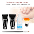 Miniatyrbilde 5 av 11: Nail Quick Building Gel Set Extension Glue Brush Nail Art UV Extension Gel Kit