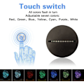 Miniatyrbillede 3 af 5: WJ 3D Illusion LED Natlampe, 7 Farver Gradual Skiftende Touch Switch USB Bordlampe til Feriegaver eller Hjemmedekorationer (Mario) Mario