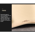 Miniatyrbillede 4 af 6: Håndlavet hardcover PU notesbog Europæisk stil præget retro notesblok A5 dagbog