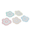 Miniatyrbillede 5 af 11: 5 stk. Neglekunst Palet Høj Transparens Dobbeltsidet Tyk Blomsterform Negle Gel Farve Makeup Display Board