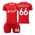 Miniatyrbillede 1 af 2: 2023-2024 Liverpool Børnefodbolddragt Sæt-Nr.66ALEXANDER-ARNOLD#22 No.66ALEXANDER-ARNOLD #22