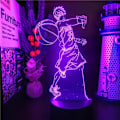 Miniatyrbillede 2 af 5: Anime 3D Natlys 16 Farver Skiftende Berørings- & Fjernbetjening Kuroko's Basketball Manga Figur Illusion LED Lampe Julegaver