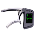 Miniatyrbild 5 av 10: Meideal 2 i 1 TCapo20 Capo Tuner med LCD för gitarrbas (kopparfärg)