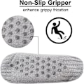 Miniatyrbild 2 av 7: Dam Knittade Toffelstrumpor Mysiga Sherpa Fuzzy Strumpor Halksäkra Strumpor Vinter Inomhus Dubbellager Sovrum Toffelstrumpor, 02