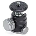 Miniatyrbild 4 av 11: Adapter för varm skofäste 360 graders vridbar minikulled 1/4 tums stativskruvhuvud för DSLR-kamera