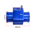 Miniatyrbillede 2 af 5: Aluminium Sort Vand Termometer Adapter Rør Radiator Sensor Adapter Klip - SW40 - Blå (2-pak)