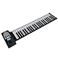 Miniatyrbild 6 av 11: Mjukt tangentbord piano 49-tangenters hoprullbar elektronisk multifunktionell förtjockad polyfon silikon