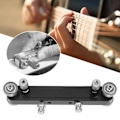 Miniatyrbild 11 av 11: Justerbar mutterbro slipmaskin Luthier slipverktyg aluminiumlegering för gitarr basSvart