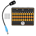 Miniatyrbild 5 av 11: 10-bands equalizer effektpedal med kabel för gitarrbastillbehör