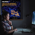 Miniatyrbillede 5 af 6: Qinwei Tog Natlampe 3D Illusion Lampe 16 Farver Skiftende med Fjernbetjening Dim Funktion