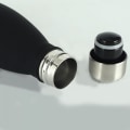 Miniatyrbillede 4 af 5: Rustfrit stål vandflaske, lækagesik termoflaske, drikkeflaske, blå blæk til at holde drikkevarer varme og kolde
