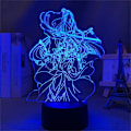 Miniatyrbillede 5 af 5: 3CX Mo Dao Zu Shi USB 3D LED Lampe Anime Manga Lan Wang Ji og Wei Wu Xian Soveværelses Dekoration Natlampe 7/16 Farve Fjernbetjening Berøringskontakt