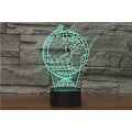 Miniatyrbilde 3 av 8: WJ 3D Globe Fjernkontroll 16 Farger Nattlys Illusjon Akryl LED Bordlampe Sengelampe Barn Soverom Skrivebord Dekor Bursdagsgaver Leker for Barn