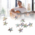 Miniatyrbild 11 av 11: 10 st Inlägg Gitarr Ton Punkt Abalone Skal Hållbar Gitarr Hals Dekal Greppbräda Markör
