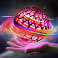 Pikkukuva 1 / 4: Lentävä pallolelu  Lentävä pallo led Taika käsin ohjattu Spinner Whirly Drone Fly Orb Lelu Ladattava Bumerangi pallo 360° pyörivällä pyörivällä LEDillä
