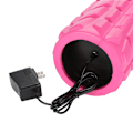 Miniatyrbild 9 av 11: 3-växlad vibrerande skumrulle med hög intensitet för yoga, massage och vibrationsformning, rosröd