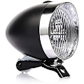 Pikkukuva 4 / 5: Rento Retro-pyörän etuvalo, 3 LED-pyörän etuvalo sumu Retro-etuvalo sumu yöturvallisuusvalo telineellä musta