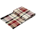 Miniatyrbillede 5 af 6: Dames Efterårs- og Vintertørklæde Tartan Tassel Blød Varmt Tæppe Tørklæder Damesjal Wraps