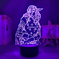 Miniatyrbilde 2 av 7: WJ 7/16 farger USB LED-lampe Manga Figur Gyro Zeppeli Anime 3D lys berøring fjernkontroll bryter akryl illusjon nattlys for soveromdekor