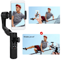 Miniatyrbild 8 av 11: AOCHUAN SMART XR Telefon 3Axis Stabilisator Antishake Fällbar Smart Handhållen Kulled