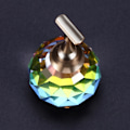 Miniatyrbillede 6 af 11: Magnetisk Negletip Øvelsesstand Base Legering Holder Neglekunst Display Farverig Sfærisk Krystal