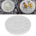Miniatyrbilde 10 av 11: Månefasebrettform Lunar Eclipse Crescent Epoxy Resin Casting Molds for DIY Håndverk Smykkefremstilling Hjemmedekorasjon