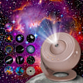 Miniatyrbillede 1 af 7: Galaxy Projektor, 13 i 1 HD Planetarium Galaxy Stjerneprojektor til Soveværelse, 360° Roterende Stjerneprojektor Galaxy Lys med Justerbar Rose Gold