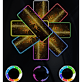 Miniatyrbillede 4 af 5: RGB Gaming Mousepad, LED Blød Ekstra Stor Computer Tastatur og Mussemåtte (27,5 x 11,8 tommer)