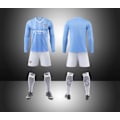 Miniatyrbillede 3 af 3: Manchester No numbers 2023/2024 Langærmet efterår, vinter Hjem Børn Fodboldtrøje/Shorts/Sokker Sæt  Ungdom barn Størrelser M