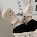 Miniatyrbillede 2 af 5: Kvindernes Have Clogs Sko Sandaler Tøfler-Hvid(40/41 EU)