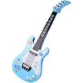 Miniatyrbild 1 av 5: Rpporm Barn Gitarr Med Ljus Musik Elektrisk Gitarr För Småbarn Flickor Pojkar Nybörjare Rosa Stol Barnband Blue One Size