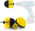 3-delad Medium och Styv Borstset med Borrmaskintillbehör Skrubbborste Heilwiy Present