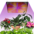 Miniatyrbild 5 av 5: Växtlampa LED Fullspektrum 225 LED 1000 W Växtljus Hängande med 4 Hängkrokar för Växter Grönsaker Blommor