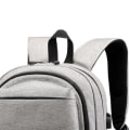 Miniatyrbild 5 av 5: Laptop-ryggsäck, affärsresa med USB-laddningsport, vattenavvisande college-datorväska för kvinnor och män, passar 15,6-tums bärbar dator Grey