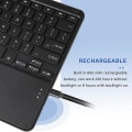 Miniatyrbillede 3 af 3: Bagbelyst Bluetooth Tastatur Etui Med Trackpad Til Samsung Galaxy S7 Plus 12
