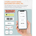 Miniatyrbillede 4 af 5: Label Maker D30 2021 Bærbar Trådløs Forbindelse Labelprinter Green
