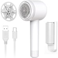 Miniatyrbillede 1 af 5: Elektrisk stofshaver, 2 i 1 fnugfjerner USB genopladelig
