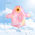 Miniatyrbild 2 av 5: Barnuppblåsbar pool flytring simring säte båt baby flygplansdesign style2
