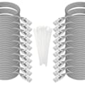 Miniatyrbild 1 av 4: Cat 6 Ethernet-kabel 1 fot - 20-pack - grå. Gbps Patch Cord (5/10/20-pack)