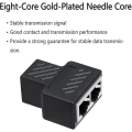 Pikkukuva 3 / 4: Rj45 Liitin [2 kpl], Rj45 Jakajaliittimet Adapteri 1-2 Ethernet Jakaja Kaksois