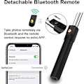 Pikkukuva 2 / 5: Bluetooth Selfie-tikku, laajennettava kannettava selfie-tikku jalustalla ja kaukosäätimellä