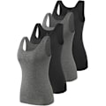 Pikkukuva 1 / 5: Naisten erittäin pehmeät topit joustavat vapaa-ajan tank topit Style 1 XL
