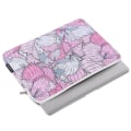 Miniatyrbild 2 av 5: Blommig PU-läder Notebook-väska för 11~15-tums bärbar dator, fodral med liten väska For 14 inch Laptop